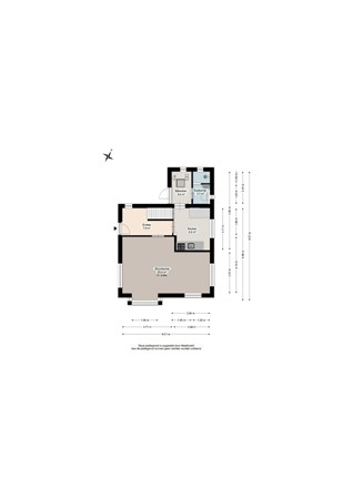 Floorplan - Provincialeweg 73, 9863 PC Doezum